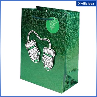 [jqqz] 1 bolsas de papel brillante para fiesta de boda, regalo de cumpleaños, bolsas de regalo de navidad, bolsas con asa para fiesta