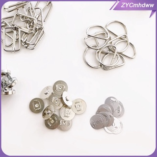 76 broches magnéticos de botón broches cierres giratorios anillos d diy manualidades botones de costura conjuntos para costura,