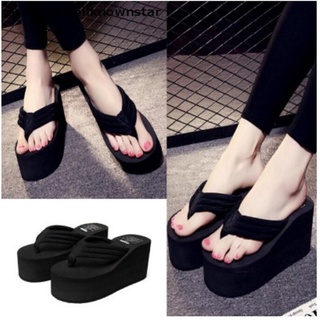 [knownstar] Summer Anti-slip flip-flops Women Wedge Heel Sandal Platform Shoes New Stock