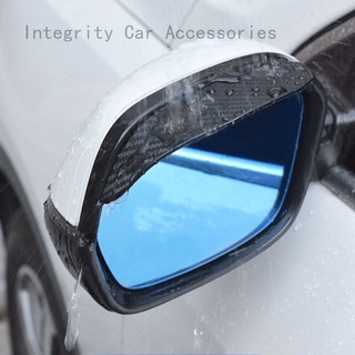 Accesorios de coche de fibra de carbono negro espejo de lluvia visera protector para coche Auto accesorios