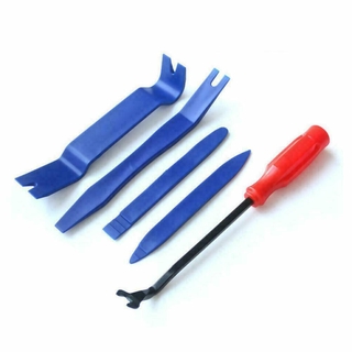 5 piezas de herramientas de eliminación de recorte de coche conjunto de herramientas de fijación del Panel de la puerta Clips sujetador herramientas accesorios de coche Auto tablero de plástico (2)