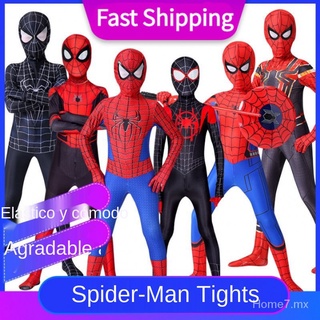 Adulto Niños Spider-Man Peter Parker Lejos De Casa Spiderman Zentai Cosplay Disfraz o72b
