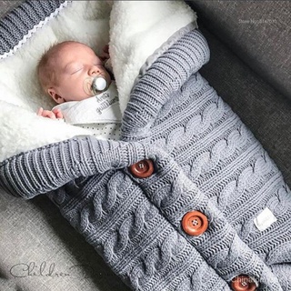 Cobertor de bebê de malha, enrolador macio para bebê recém-nascido, bolsa de dormir, envelope de algodão para carrinho, acessórios