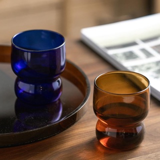 300ml de vidrio japonés taza de café resistente al calor colorido leche té taza de desayuno en casa tazas de leche apilable taza de vidrio
