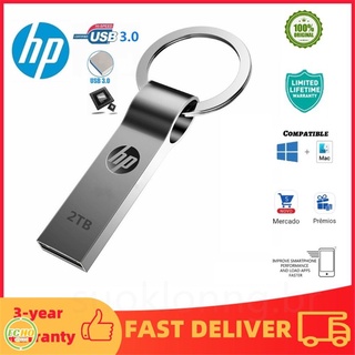 Hp Metal USB Pen Drive 2TB USB 3.0 Pendrive Memory Stick Flashdrive Echo