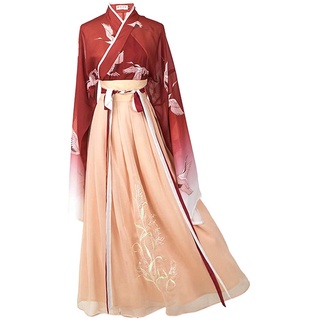 Vestido antiguo para mujer tradicional Flowy Hanfu disfraz de Cosplay de lujo (1)