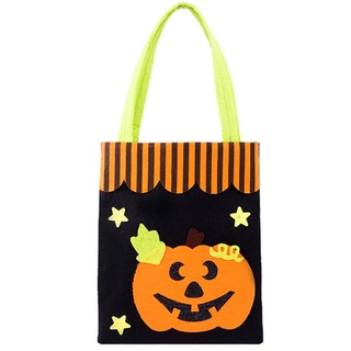 kjdlans lindo caramelo bolsas con asas de halloween no tejida bolsa de regalo de halloween fiesta favor (6)