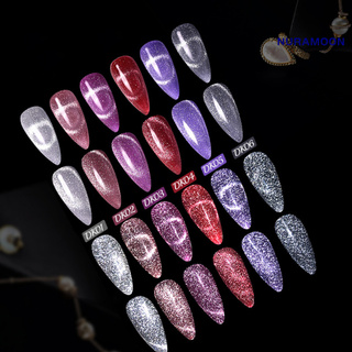 Nuramoon 12ml Gel de uñas de secado rápido múltiples colores resina 6 colores 9D esmalte de uñas para mujer (4)