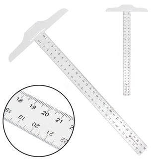 New 30cm Plastic Metric T Square Double Side Ruler Measurement Measuring Tool ☆BrzoneSeMallVP
