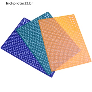 [luckprotect3.br] Alfombrilla de corte de papelería para oficina, tamaño a4, modelo de hobby, diseño de herramientas artesanales.
