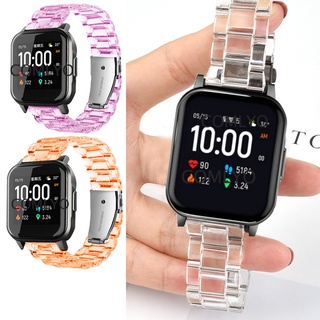 Haylou ls02 correa SmartWatch banda transparente transparente ajustable plástico luz deportiva pulsera para reloj haylou ls02