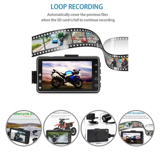 <COD> Lightweight Dashcam Wide Angle Viewing 720P 3 Inch DVR Camera Loop Recording for Motocross