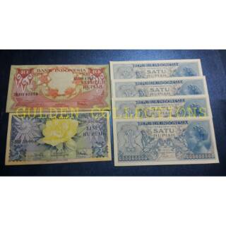 Paquete de dinero antiguo 19 rupias papel dote boda BBB 10 + 5 + 1x4
