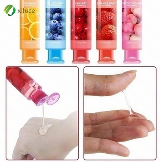 [XF] lubricante a base de agua Soluble en agua aceite comestible fruta sabor lubricante pareja salud Oral lubricante (4)