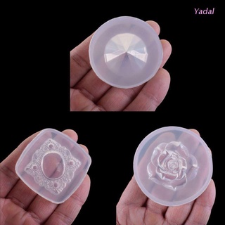 Yadal Handmade Big Diamond Crystal Rose Flower Epoxy Resin Mold Gemstone Silicone Mold Jewelry Making Art Craft
