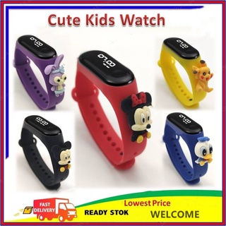 digital niños led digital reloj de pulsera de dibujos animados reloj niño y niña impermeable para niños reloj jam tangan kanak