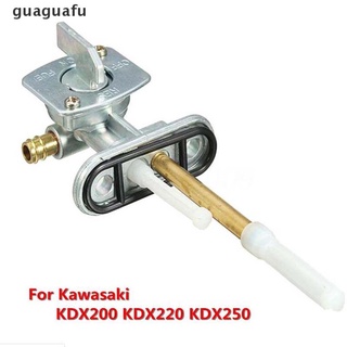 guaguafu - válvula de depósito de combustible de gas para kawasaki kdx200 kdx220 kdx250 mx