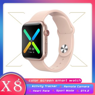 x8 llamada bluetooth reloj inteligente mujeres fitness tracker frecuencia cardíaca full touch smartwacth hombres deportes para android ios pk t500 x6 x7