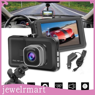 [jewelrmart] Black HD 1080P Dash Cam Recorder Car Video Recorder 120 Wide Angle Lens