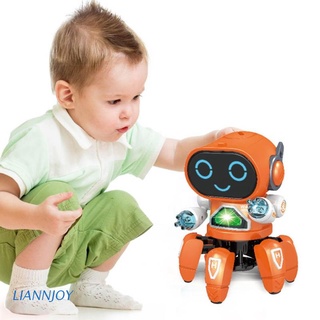 lian singing music robot con luces musicales y coloridas elecronic robot juguete
