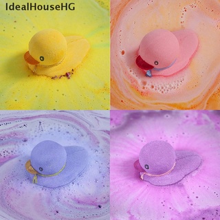 [idealhousehg] color pato baño sal cuerpo limpio piel blanqueamiento bola de baño bola de ducha bathbombs venta caliente