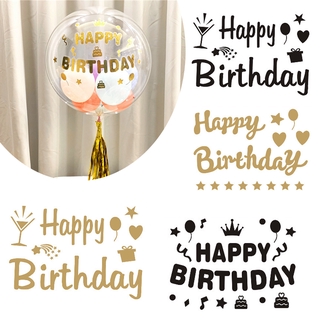 18-32 pulgadas globos diy feliz cumpleaños globos pegatina transparente bobo globos/globos de látex