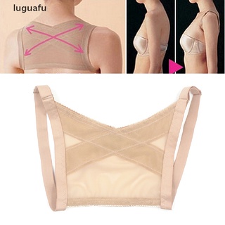 luguafu - corrector de postura ajustable para espalda, pecho, soporte para cinturón, mx