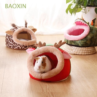 BAOXIN Super cálido Casa de mascotas Hurones Cama para animales pequeños Suministros para hámster Conejillos de indias Ratas holandesas Erizos Chinchilla Conejos