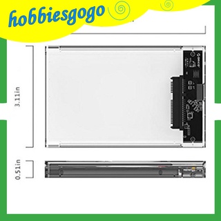 [hobbiesgogo] slim usb 3.0 sata 2.5\" disco duro externo carcasa hdd mobile disk box case (9)