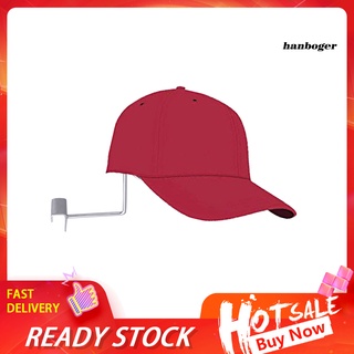 Mf_ Metal sombrero peluca titular de exhibición de béisbol deportes gorra de almacenamiento organizador soporte estante