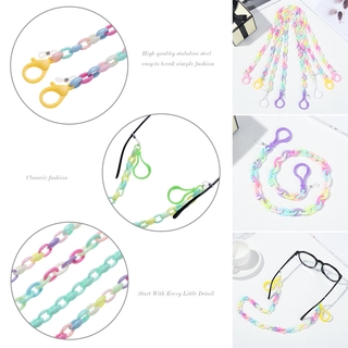 YANGMING Random Color Fashion Acrylic Glasses Chain Holder Women Children Necklace Mask Lanyard (6)