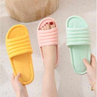 Zapatillas planas de goma eva para mujer y hombre, chanclas antideslizantes de baño, pantuflas para interior de casa, de verano (1)