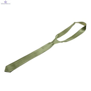 uni casual corbata delgada delgada cuello estrecho lazo -verde claro