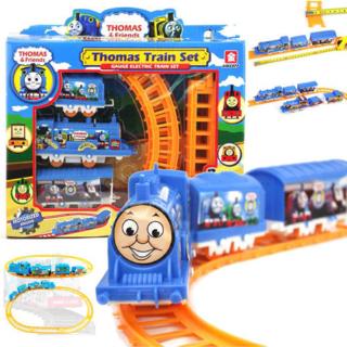 Thomas tren eléctrico Thomas and Friends modelo tren con pista ferroviaria juguetes para niños conjunto