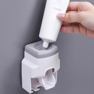 Salzburgo soporte de pared automático para cepillo de dientes exprimidor de pasta de dientes accesorios de baño (8)