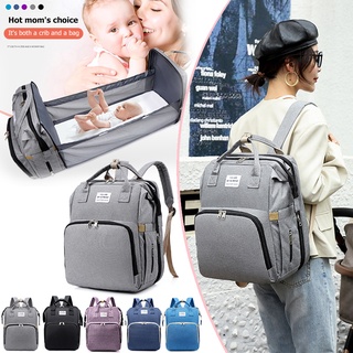 Petersburg ❤Diaper Backpack Big Capacity Folding Mommy Baby Crib Maternity Stroller Bag
