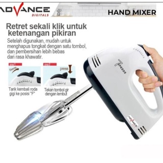 Advance MX 133 7 velocidades mezclador de mano pan pastel masa mezclador (1)