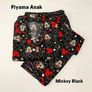 Mickey negro pareja pijamas niños y madres (1)