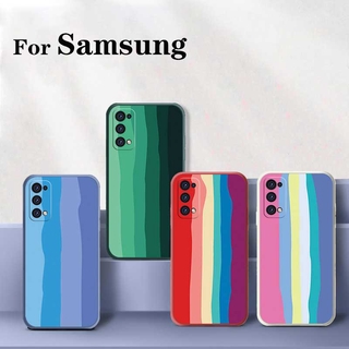 Funda de silicona arcoíris para Samsung Galaxy S10 S9 S8 Plus Note 10 Plus 9 5G S10+ S9+ S8+