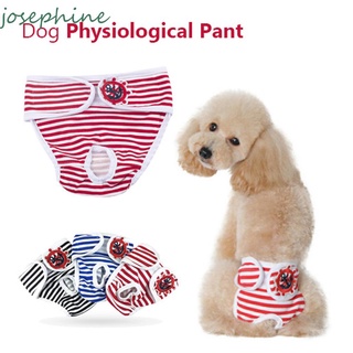 josephine reutilizable perro pantalón sanitario fisiológico ropa interior mascota corto para mujer macho perro algodón calzoncillos lavable pañal menstruación pañal