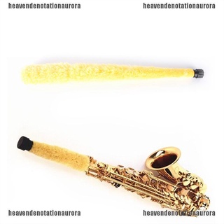he6mx cepillo de limpieza suave limpiador de almohadillas ahorrador para saxo alto saxophone accesorios 210907 (1)