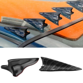 Elegante ala de aleta de tiburón de fibra de carbono para coche, vehículo, techo, decoración