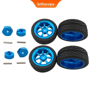 [brfinevips] rc neumáticos de rueda de aleación y tuerca hexagonal para 1/18 wltoys a959-b a979-b a959 a969 a949