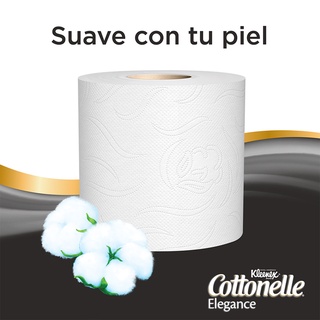 Papel Higienico Cottonelle Elegance 16 Rollos con 228 hojas doble c/u (2)
