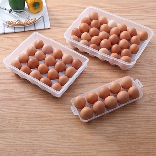 ★home Fridge Egg Holder Freezer Tray Box Storage Container Case Plastic Organizer (2)