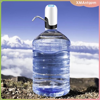 [xmantgpm] bomba de botella de agua portátil, dispensador de agua eléctrica de 5 galones con interruptor y carga usb, para acampar, cocina,