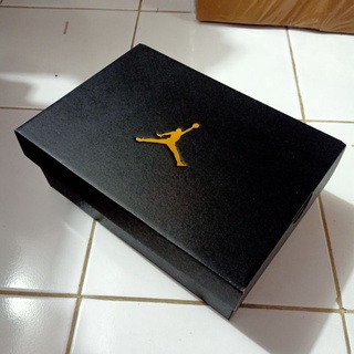 Interior de la caja Nike Air Jordan negro grueso de alta calidad de lujo