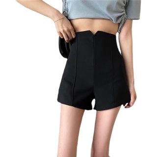 Estudiante Mujer Pantalones cortos2021Verano nuevo estilo coreano alta cintura prendas de vestir exteriores Internet celebridad adelgazamiento Leggings Casual pantalones de pierna ancha para mujeres (5)