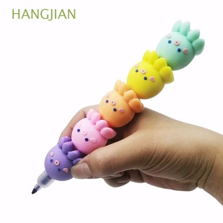 hangjian lindo resaltador color caramelo herramienta de escritura rotulador pluma de dibujo kawaii papelería pulpo asamblea fluorecente pluma/multicolor