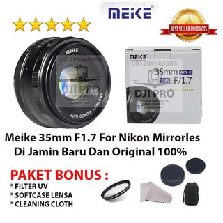 (Lensa) lente MEIKE 35 mm F1.7 APS-C para NIKON sin espejo filtro UV